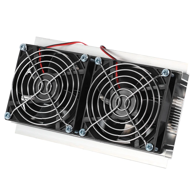 200 x 118 x 95mm 120W Thermoelectric Peltier Refrigeration Semiconductor Cooling System Kit Double Fan
200 x 118 x 95mm 120W Thermoelectric Peltier Refrigeration Semiconductor Cooling System Kit Double Fan