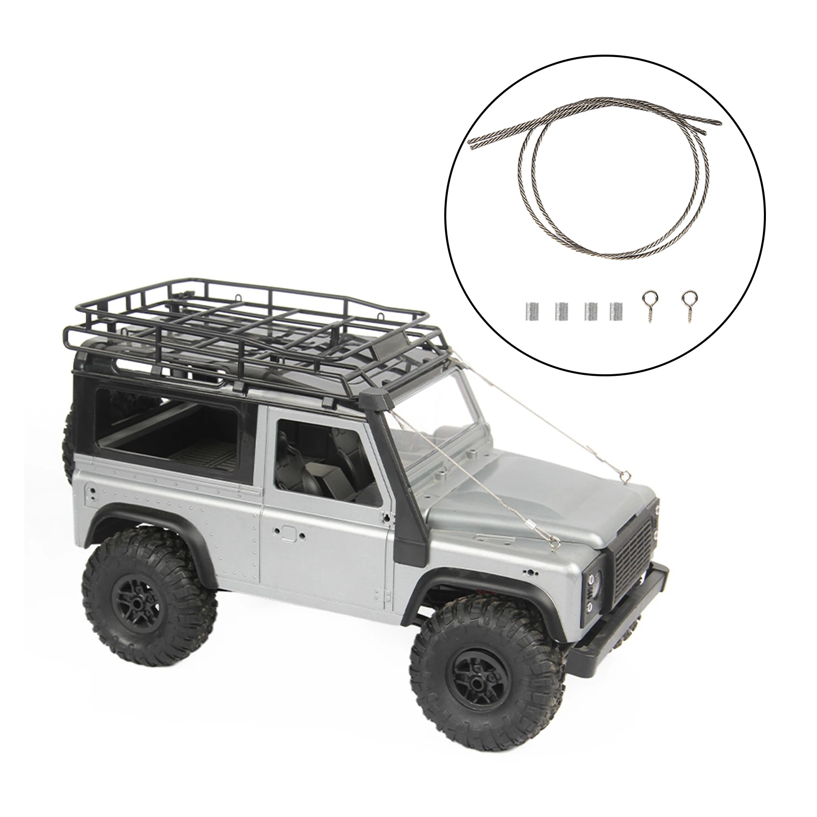 Стальной трос для MN D90 MN45 1:12 RC Rock Crawler декоративные аксессуары
Стальной трос для MN D90 MN45 1:12 RC Rock Crawler декоративные аксессуары