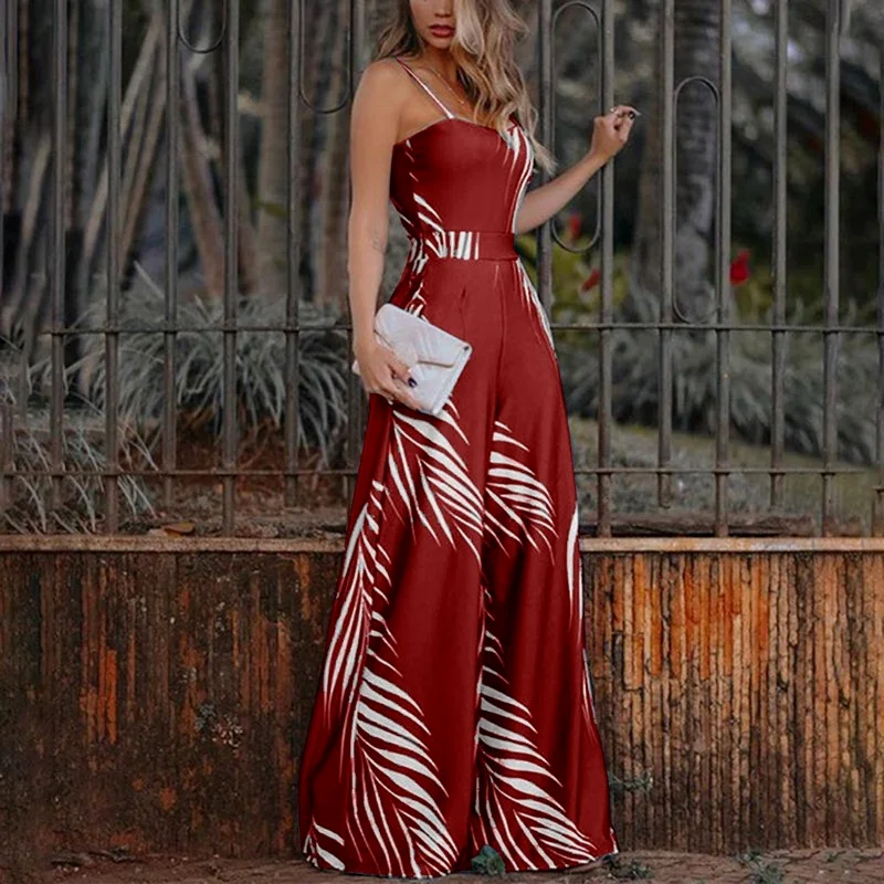 Женский комбинезон на бретельках с принтом, без рукавов
Женский комбинезон на бретельках с принтом, без рукавов