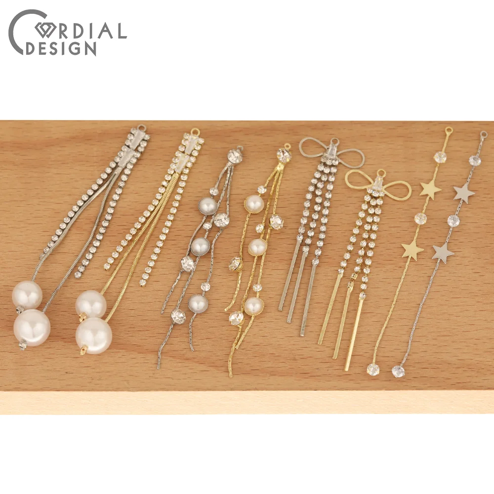 Cordial Design 50Pcs Jewelry Accessories/CZ Charms/Hand Made/Claw Chain/Jewelry Findings & Components/Earrings Parts/DIY Making
Cordial Design 50Pcs Jewelry Accessories/CZ Charms/Hand Made/Claw Chain/Jewelry Findings & Components/Earrings Parts/DIY Making