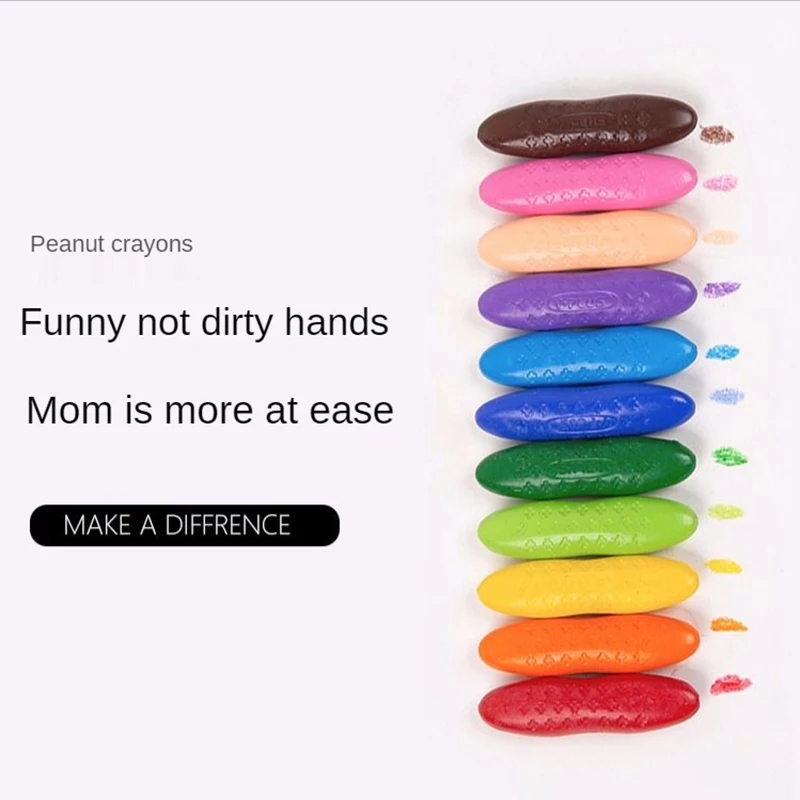 Macaron Peanut Children Peanut Crayons Are Safe And NonToxic Oil Pastels Are Not Dirty And Hand-Washable Stationery Manga Marker
Macaron Peanut Children Peanut Crayons Are Safe And NonToxic Oil Pastels Are Not Dirty And Hand-Washable Stationery Manga Marker
