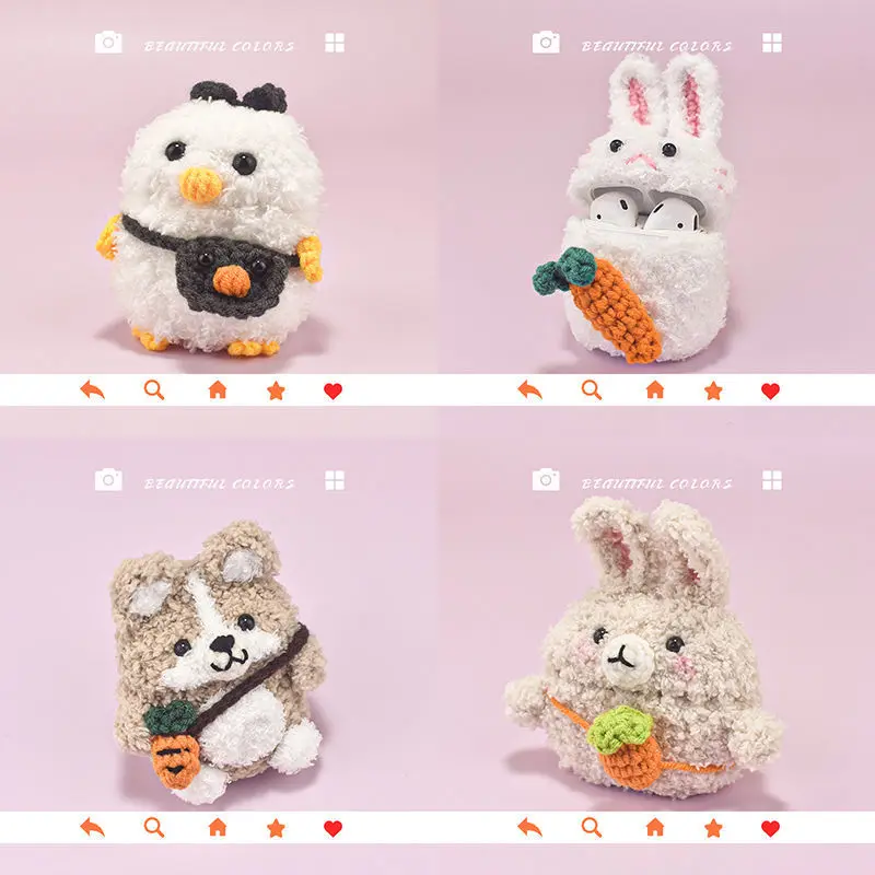 3D Cute Plush Bunny Bear Case for Airpods 1 2 Protective Cover Wireless Bluetooth Headset Case for AirPods Pro Girl Princess Ins
3D Cute Plush Bunny Bear Case for Airpods 1 2 Protective Cover Wireless Bluetooth Headset Case for AirPods Pro Girl Princess Ins