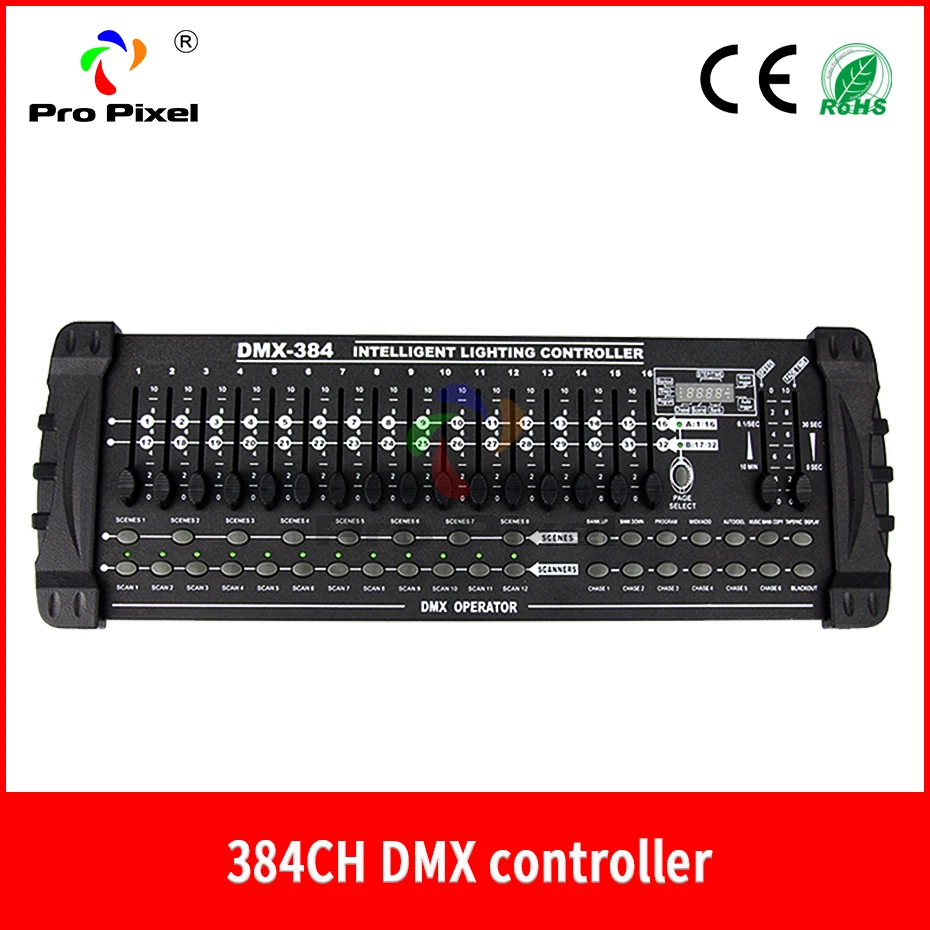384 CH DMX контроллер консоль контроллеров освесветильник сцены для 512 консоли DJ