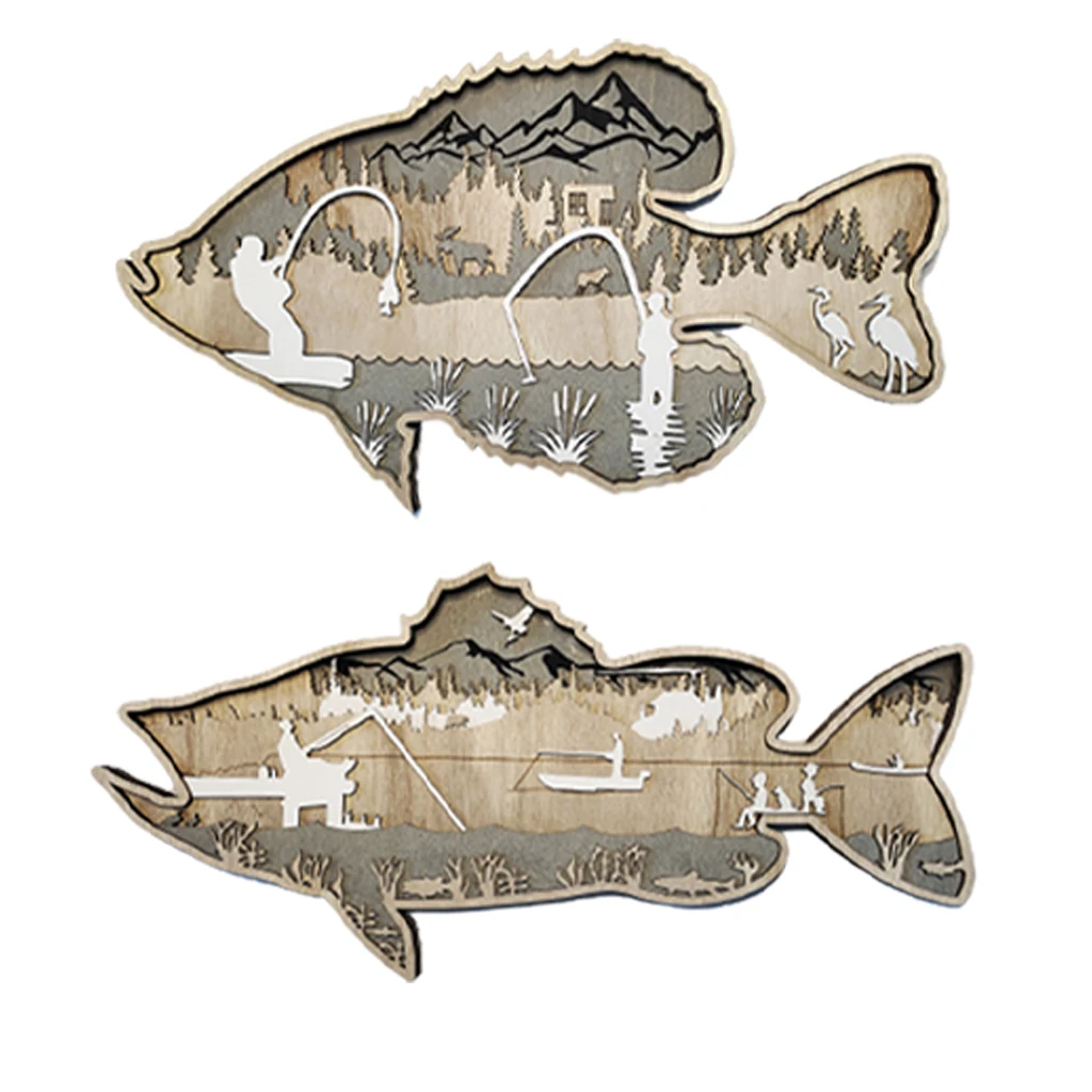 Деревянная подвесная Настенная картина в виде рыбы, декоративный знак в виде рыбы, украшение для океан, рыбалки, леса
Деревянная подвесная Настенная картина в виде рыбы, декоративный знак в виде рыбы, украшение для океан, рыбалки, леса
