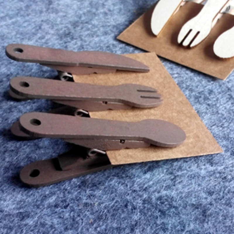 3pcs/set Wooden Utensils Knife Fork Spoon Clip Snack Sealing Clamps Ticket Folder Photo Paper Craft Gifts 
3pcs/set Wooden Utensils Knife Fork Spoon Clip Snack Sealing Clamps Ticket Folder Photo Paper Craft Gifts