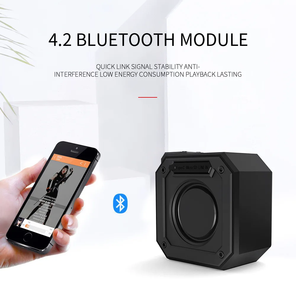 Новая колонка с микрофоном/AUX IPX7 15 Вт, водонепроницаемая Bluetooth Колонка s, портативная беспроводная стерео Колонка TWS с басами, аудио DSP звук
Новая колонка с микрофоном/AUX IPX7 15 Вт, водонепроницаемая Bluetooth Колонка s, портативная беспроводная стерео Колонка TWS с басами, аудио DSP звук