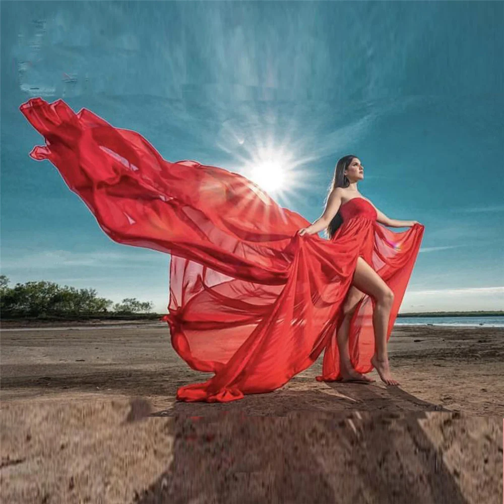 Women Maternity Shoot Dresses For Photo Props Split Front Long Pregnancy Photography Dress Lace Chiffon Pregnant Women Maxi Gown
Women Maternity Shoot Dresses For Photo Props Split Front Long Pregnancy Photography Dress Lace Chiffon Pregnant Women Maxi Gown