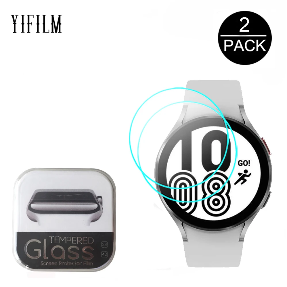 2Pcs Tempered Glass For Samsung Galaxy Watch 4 Watch4 40MM/44MM/Classic 42MM/ Classic 46MM Smart Watch Full Screen Protector
2Pcs Tempered Glass For Samsung Galaxy Watch 4 Watch4 40MM/44MM/Classic 42MM/ Classic 46MM Smart Watch Full Screen Protector