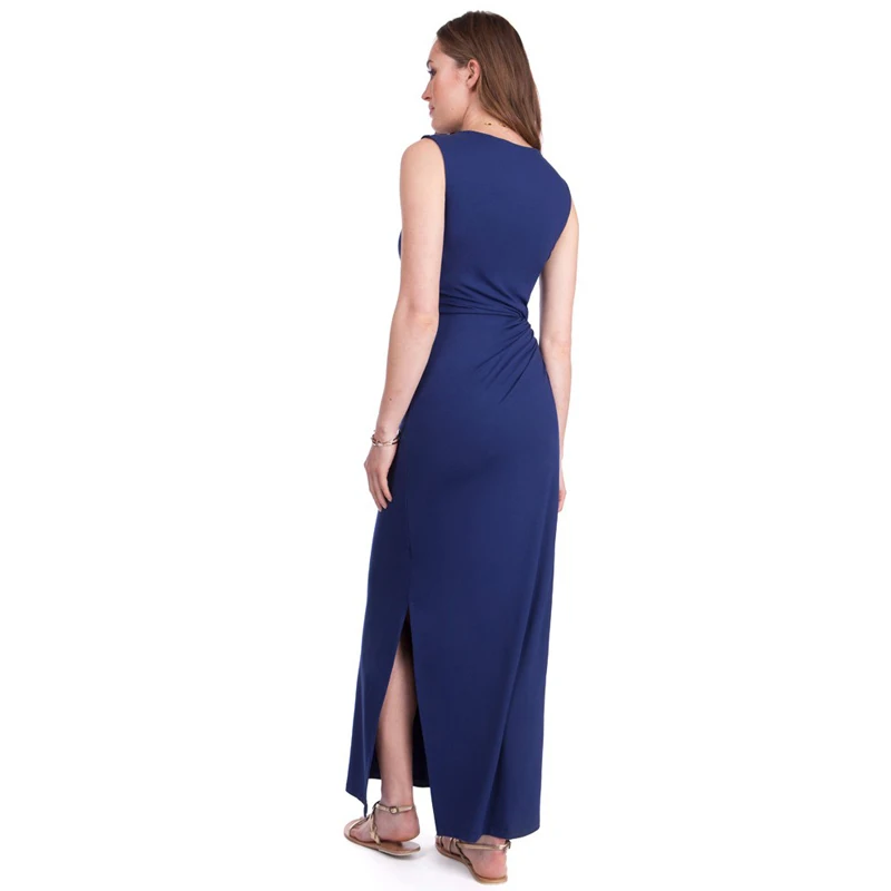 Sleeveless Slim Long Dress Maternity Modal Round Neck S-3XL Was Thin Plus Size Clothes Office Clothing 
Sleeveless Slim Long Dress Maternity Modal Round Neck S-3XL Was Thin Plus Size Clothes Office Clothing