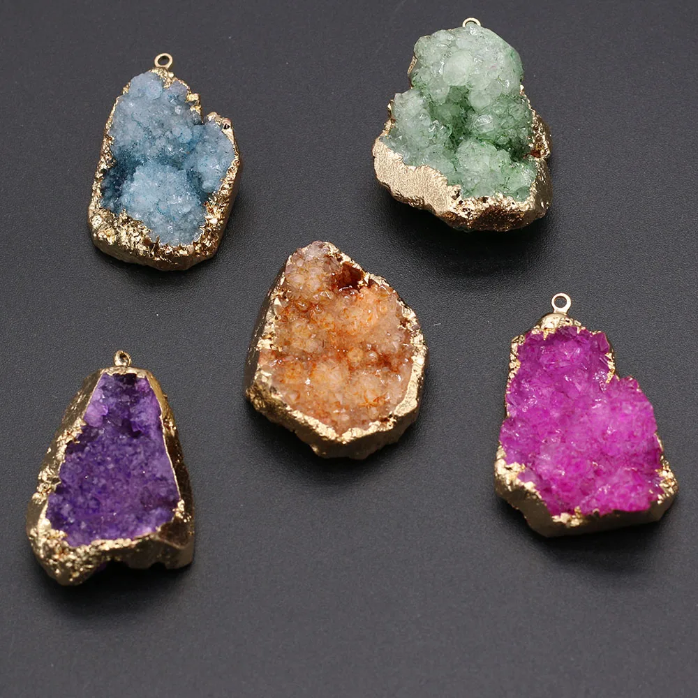 Natural Stone Agate Crystal Teeth Golden Irregular Pendant Crafts For Woman Jewelry Making DIY Necklace Earring Accessories Gift
Natural Stone Agate Crystal Teeth Golden Irregular Pendant Crafts For Woman Jewelry Making DIY Necklace Earring Accessories Gift
