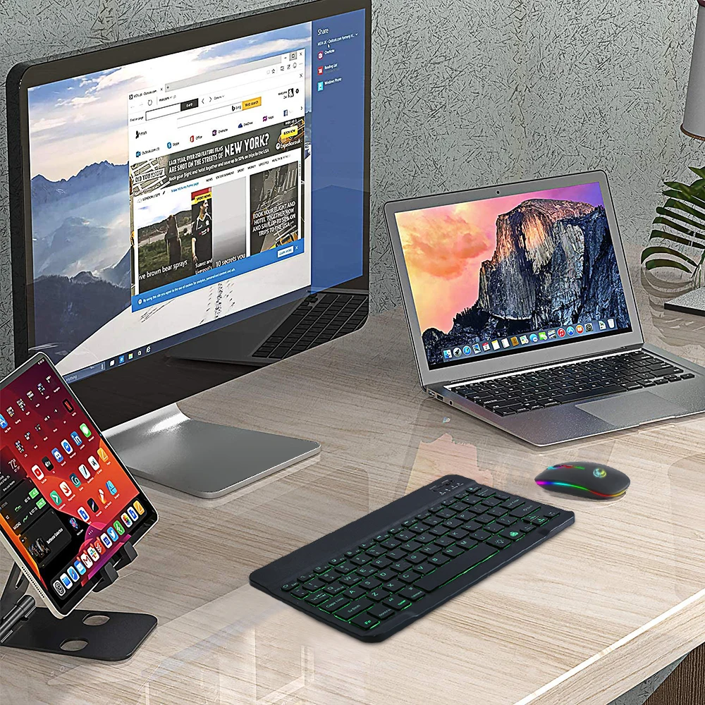 Bluetooth Keyboard And Mouse Set Russian Spainish Wireless Keyboard Mouse Combo Rechargeable Mouse For ipad Laptop
Bluetooth Keyboard And Mouse Set Russian Spainish Wireless Keyboard Mouse Combo Rechargeable Mouse For ipad Laptop