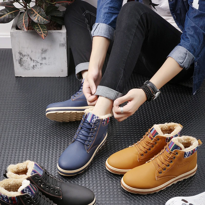Men Boots Men Winter Casual Shoes Warm Ankle Botas Hombre For Leather Winter Boots Shoes Men Plush Winter Sneakers Men Zapatilla
Men Boots Men Winter Casual Shoes Warm Ankle Botas Hombre For Leather Winter Boots Shoes Men Plush Winter Sneakers Men Zapatilla