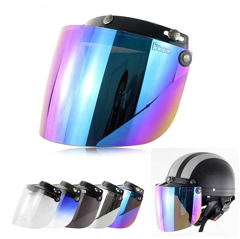 Universal windproof Rainproof 3 buckle motorcycle helmet sun lens front flip sun visor wind mirror lens for old-fashioned helmet
Universal windproof Rainproof 3 buckle motorcycle helmet sun lens front flip sun visor wind mirror lens for old-fashioned helmet