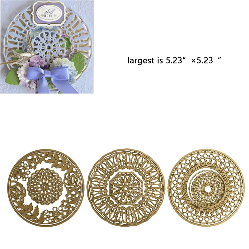 Round Border Background Metal Cutting Dies Diy Molds Scrapbooking Paper Making Crafts Template Handmade Decoration 2021 New
Round Border Background Metal Cutting Dies Diy Molds Scrapbooking Paper Making Crafts Template Handmade Decoration 2021 New