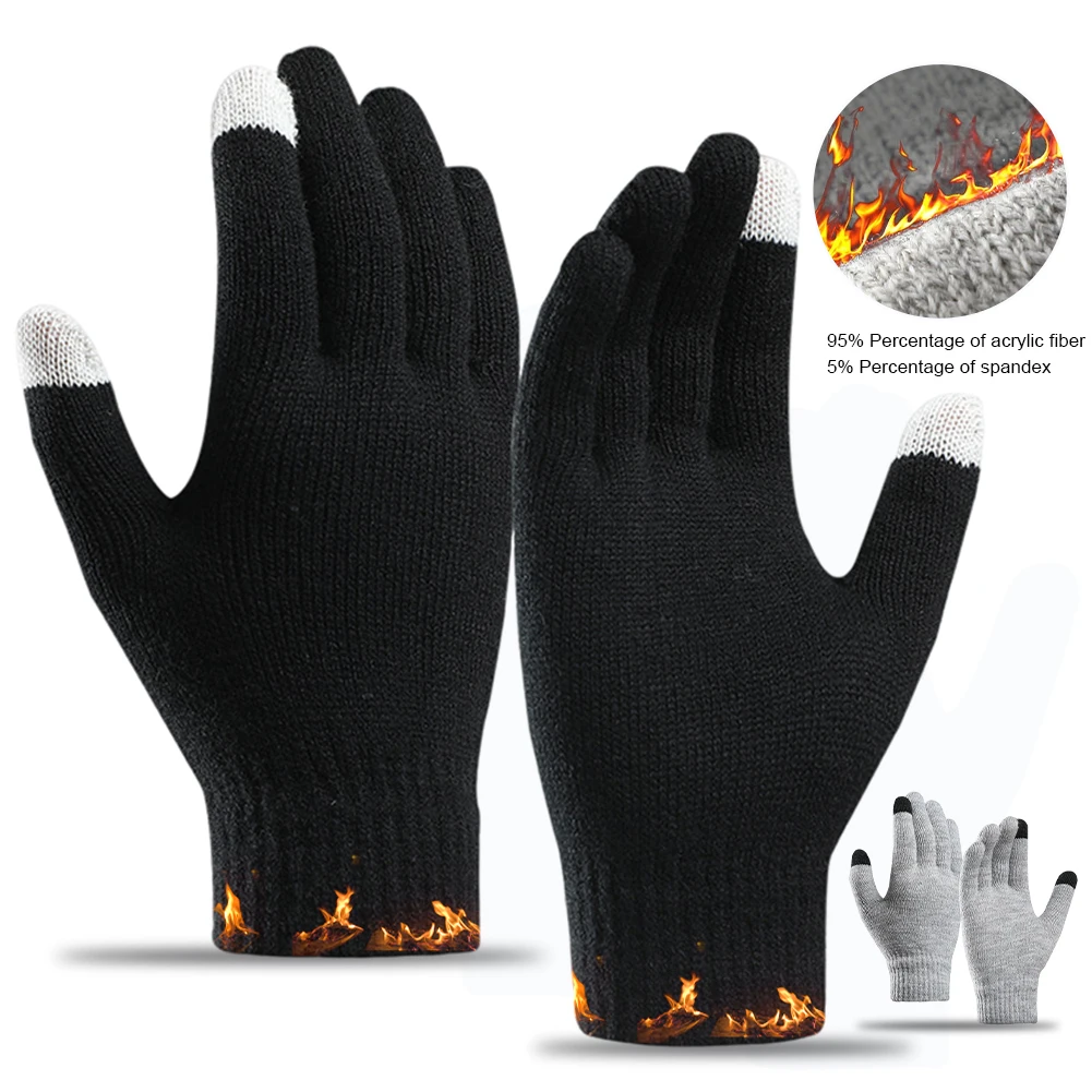 Autumn Winter Men Women Gloves Touch Screen Cold Waterproof Windproof Gloves Outdoor Sports Warm Fleece Running Ski Black Gloves
Autumn Winter Men Women Gloves Touch Screen Cold Waterproof Windproof Gloves Outdoor Sports Warm Fleece Running Ski Black Gloves