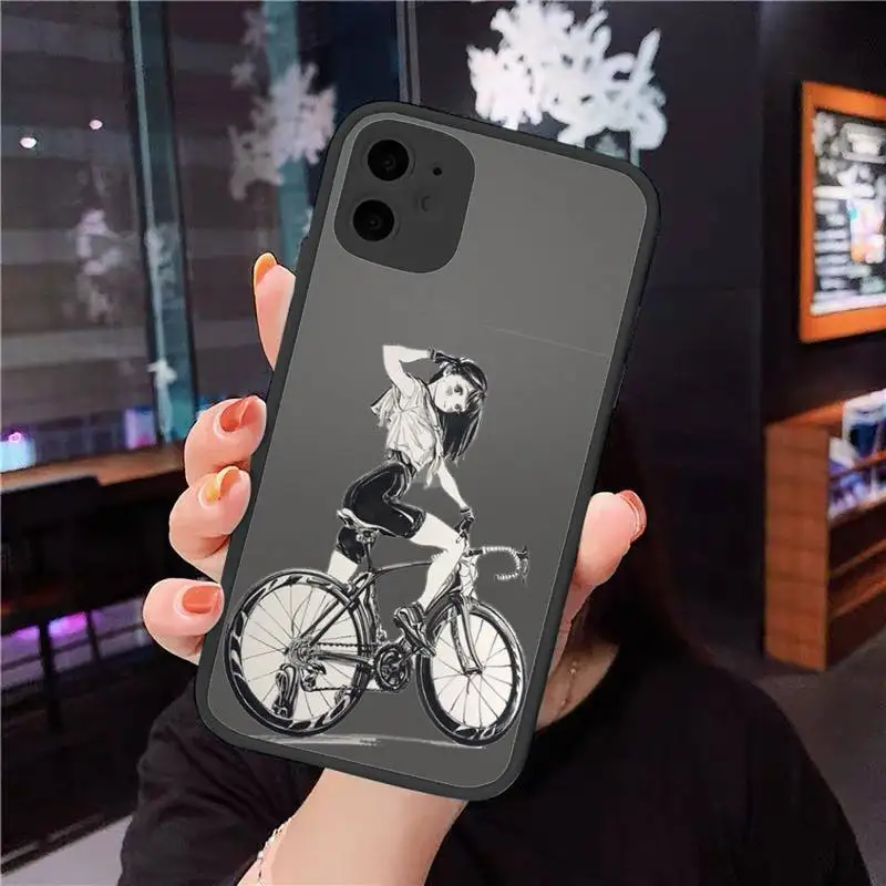 Cartoon cycling girl Phone Cases Matte Transparent for iPhone 7 8 11 12 s mini pro X XS XR MAX Plus cover funda
Cartoon cycling girl Phone Cases Matte Transparent for iPhone 7 8 11 12 s mini pro X XS XR MAX Plus cover funda