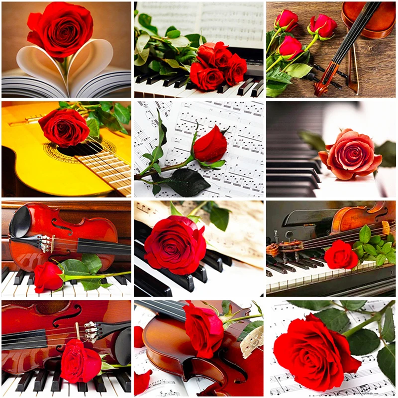 5D Diamond Painting Flower Rose Diamond Embroidery Sale Scenery Piano Diamond Mosaic Rhinestone Violin Picture Home Decoration
5D Diamond Painting Flower Rose Diamond Embroidery Sale Scenery Piano Diamond Mosaic Rhinestone Violin Picture Home Decoration