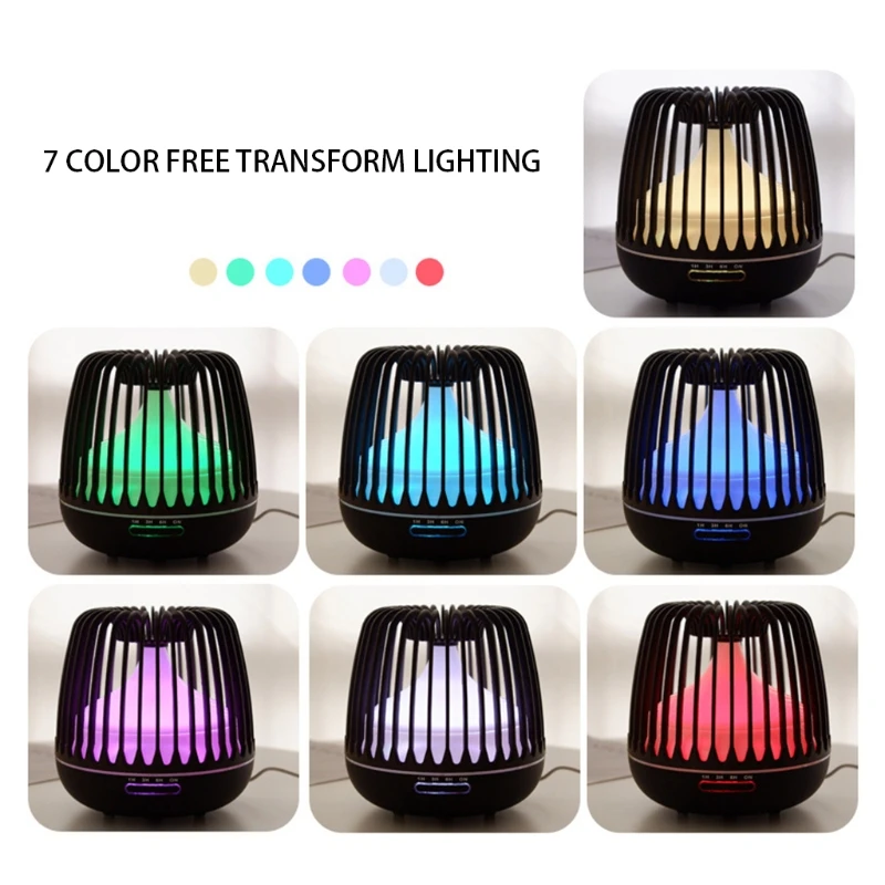 Mini Humidifiers Aroma Diffuser Humidifiers 500ml Birdcage Shape Ultrasonic Essential Oil Diffusers 7 Colors LED Auto Off
Mini Humidifiers Aroma Diffuser Humidifiers 500ml Birdcage Shape Ultrasonic Essential Oil Diffusers 7 Colors LED Auto Off