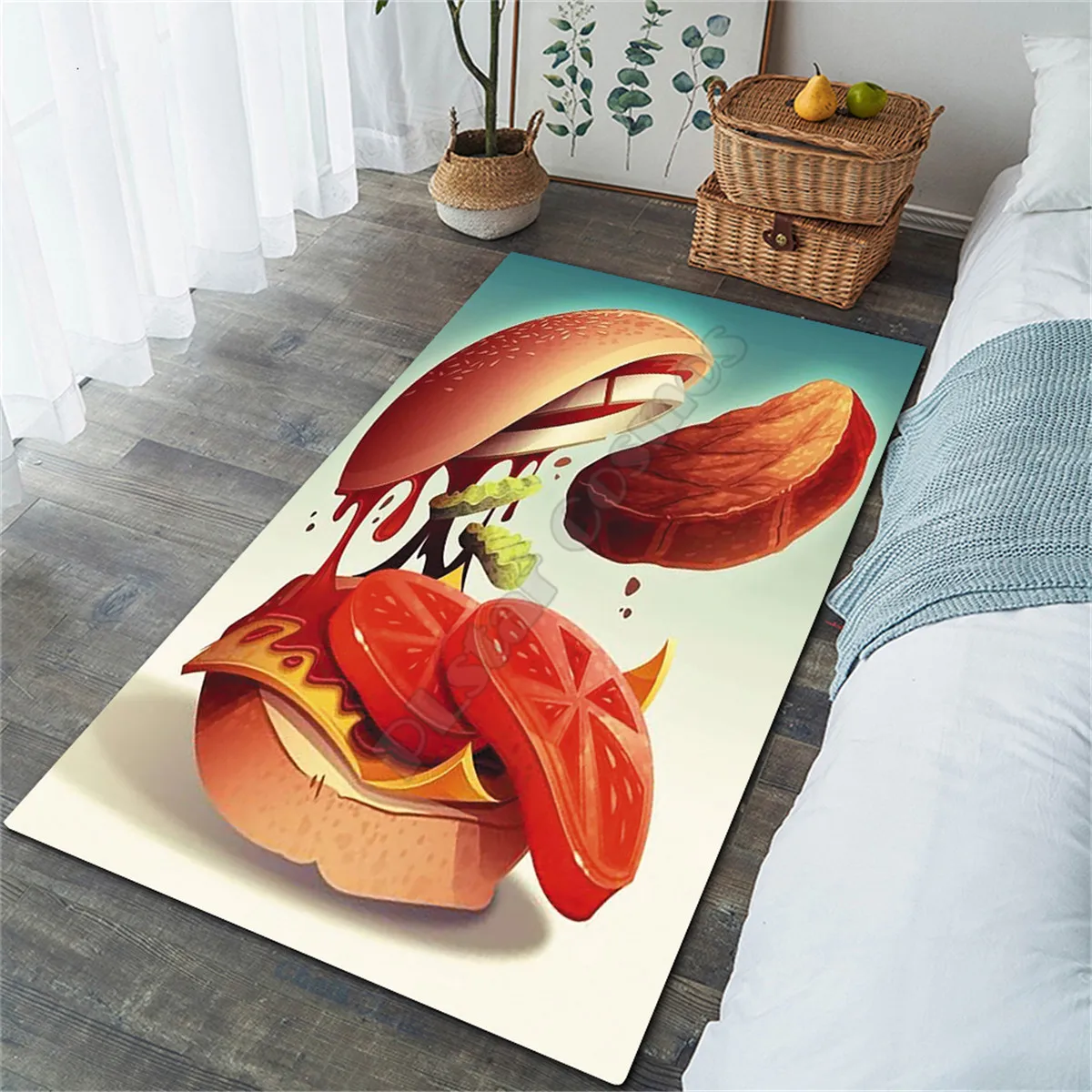 Hamburger Area Rug 3D All Over Printed Non-slip Mat Dining Room Living Room Soft Bedroom Carpet 01
Hamburger Area Rug 3D All Over Printed Non-slip Mat Dining Room Living Room Soft Bedroom Carpet 01