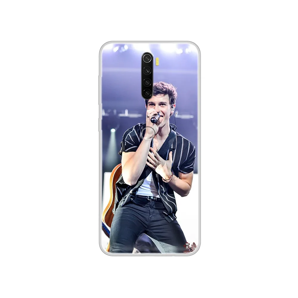 Прозрачный чехол для телефона Shawn Mendes Canadian singer painting back XIAOMI Redmi Note 3 4 5 6 7 8 9s Pro max 8T 4X |