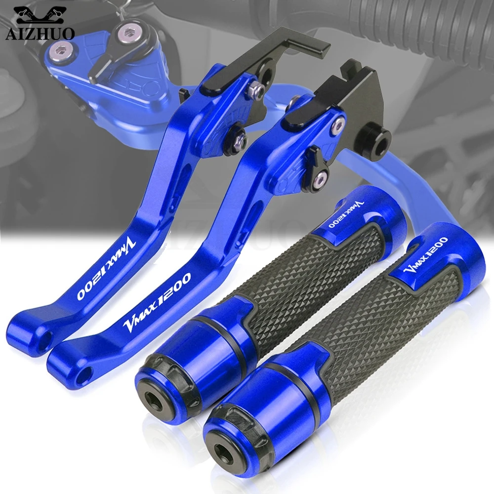 Vmax 1200 Motorcycle CNC Brake Clutch Levers Hand Grips Handlebar Handle Bar Grip FOR YAMAHA V-MAX VMAX 1200 1985-2008 2007 2006
Vmax 1200 Motorcycle CNC Brake Clutch Levers Hand Grips Handlebar Handle Bar Grip FOR YAMAHA V-MAX VMAX 1200 1985-2008 2007 2006