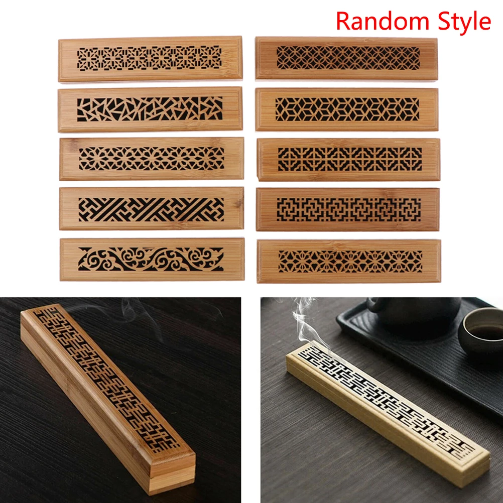 1Pc New Bamboo Wood Incense Stick Holder Burning Joss Insence Box Burner Ash Catcher Hot Sale
1Pc New Bamboo Wood Incense Stick Holder Burning Joss Insence Box Burner Ash Catcher Hot Sale