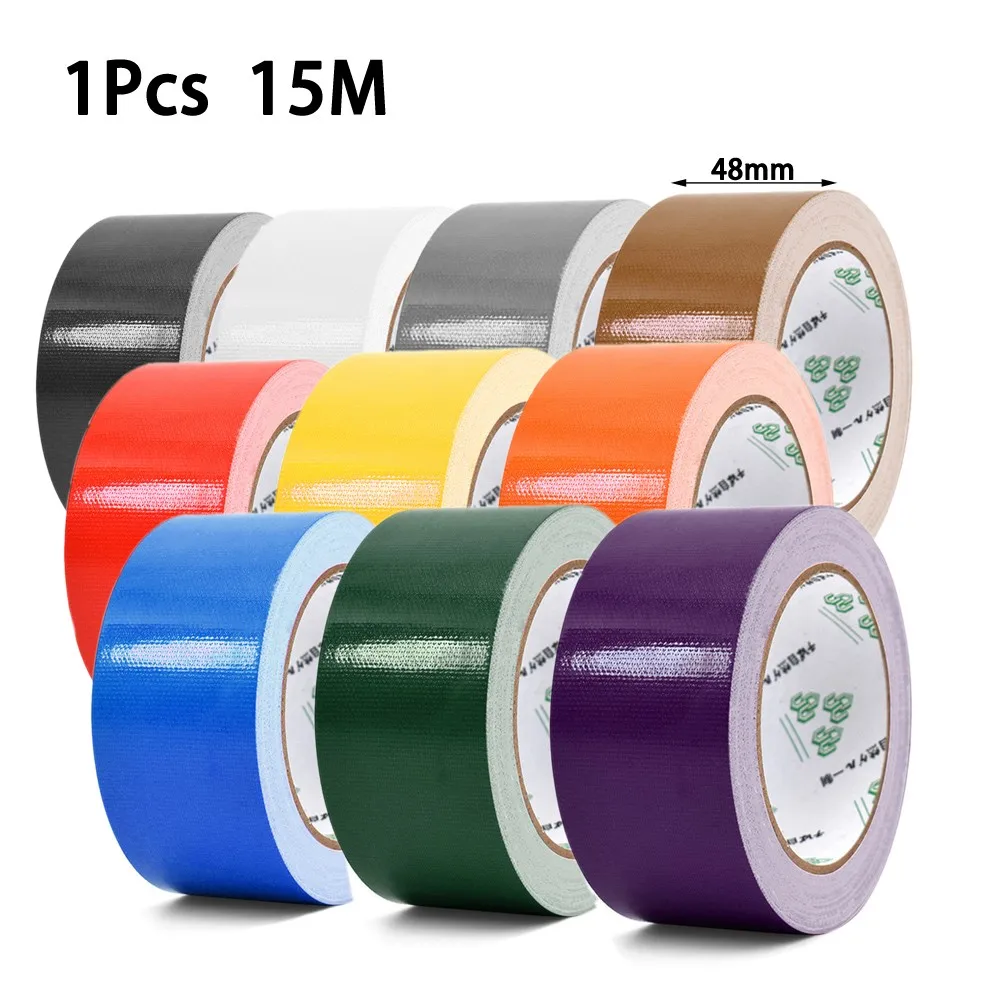 1 Pc Cloth Duct Tape 48mm×15m Utility Grade Cloth Duct Tape Multicolor Adhesive Tape Waterproof Tapes All Natural Adhesive
1 Pc Cloth Duct Tape 48mm×15m Utility Grade Cloth Duct Tape Multicolor Adhesive Tape Waterproof Tapes All Natural Adhesive