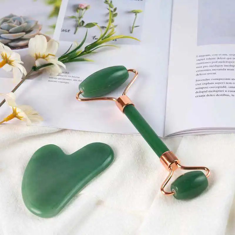 Ролик для лица, гуа-Ша массаж инструмент для ухода за лицом, подтягивающий набор, натуральный авантюрин, Нефритовый ролик-Массажер шеи, подб...
Ролик для лица, гуа-Ша массаж инструмент для ухода за лицом, подтягивающий набор, натуральный авантюрин, Нефритовый ролик-Массажер шеи, подб...