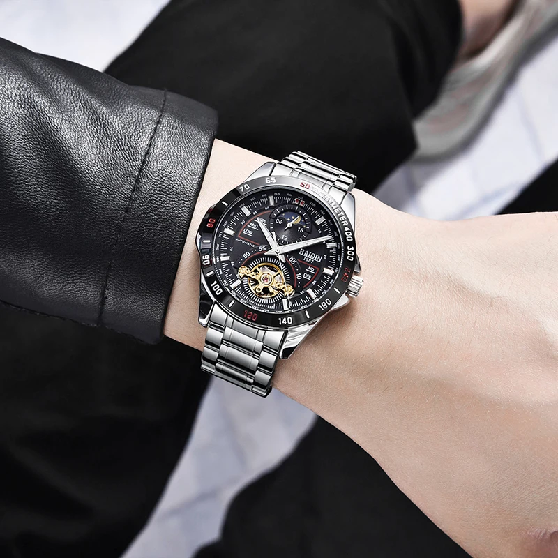 New HAIQIN Mechanical Men's Watches Top Brand Luxury Stainless Steel Waterproof Business Military Sports Wristwatch reloj hombre
New HAIQIN Mechanical Men's Watches Top Brand Luxury Stainless Steel Waterproof Business Military Sports Wristwatch reloj hombre