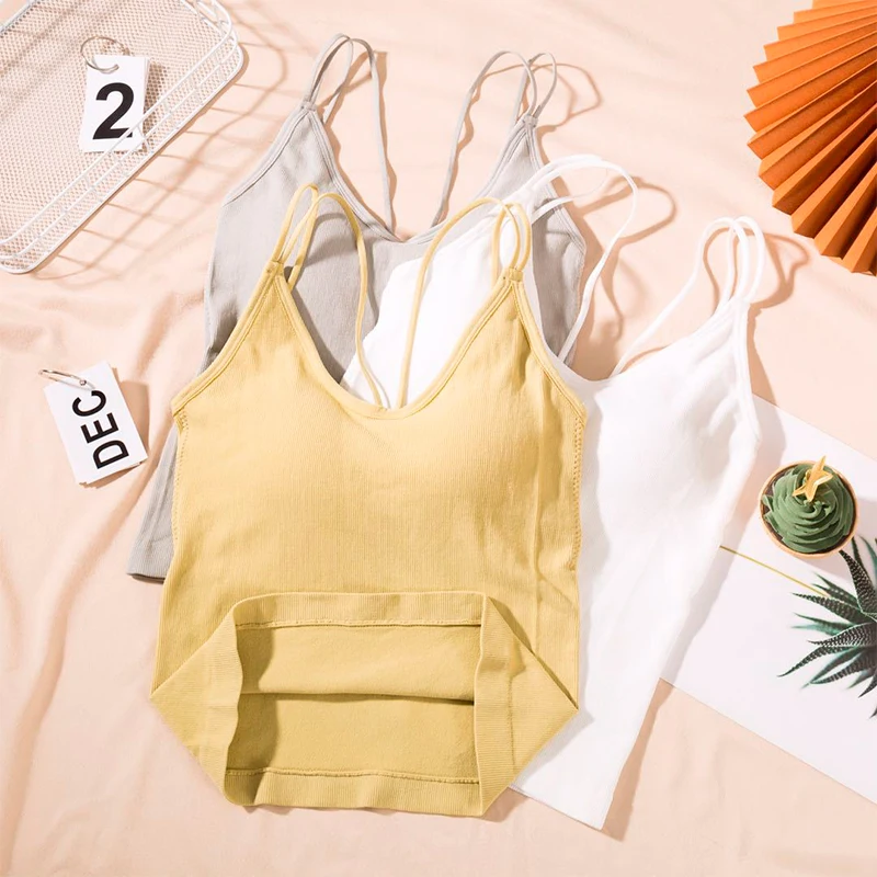 Women Sports Bra Tops Solid Padded Fitness Yoga Running Cropped Top Women SportsWear Gym Solid Tank Tops Athletic Push Up Bras
Women Sports Bra Tops Solid Padded Fitness Yoga Running Cropped Top Women SportsWear Gym Solid Tank Tops Athletic Push Up Bras