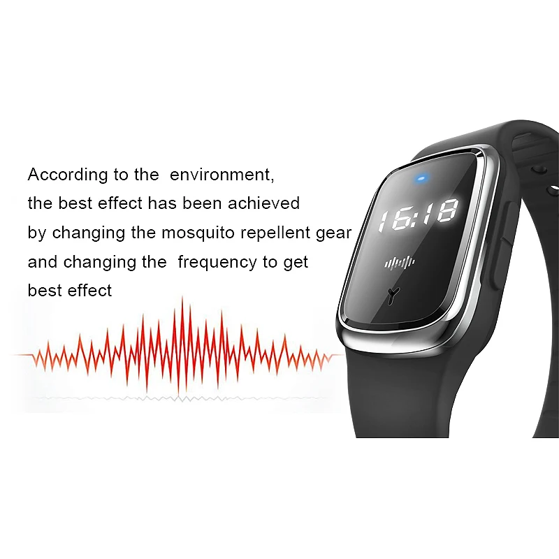 M2 Mosquito Repellent Bracelet, Portable USB Rechargeable Waterproof Smart Ultrasonic Mosquito Repellent Watch(3 Pack)
M2 Mosquito Repellent Bracelet, Portable USB Rechargeable Waterproof Smart Ultrasonic Mosquito Repellent Watch(3 Pack)