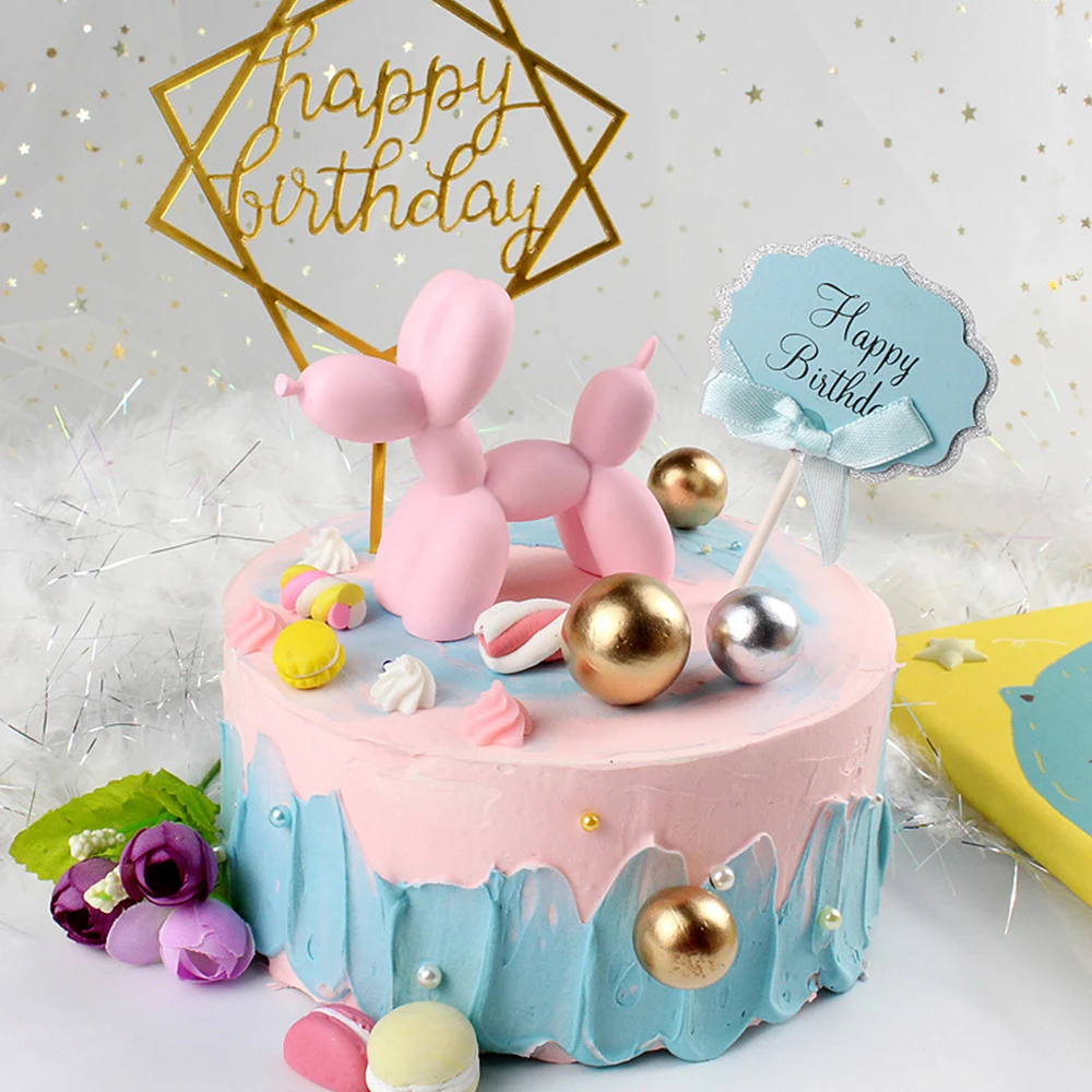 Cute Cake decoration Balloon dog Resin Crafts Sculpture Gifts Fashion Cake baking Decorations Party Dessert Desktop Ornament DA
Cute Cake decoration Balloon dog Resin Crafts Sculpture Gifts Fashion Cake baking Decorations Party Dessert Desktop Ornament DA
