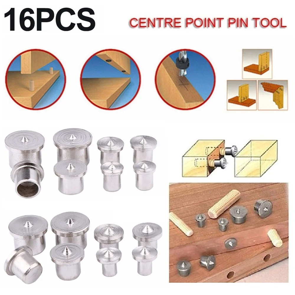 16pcs Dowel Drill Centre Points Pin Solid Hollow 6/ 8/ 10/ 12mm Wood Timber Marker Hole Tenon Centers Woodworking Tool
16pcs Dowel Drill Centre Points Pin Solid Hollow 6/ 8/ 10/ 12mm Wood Timber Marker Hole Tenon Centers Woodworking Tool