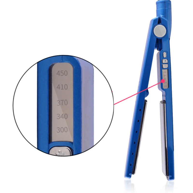 Professional Hair Straightener Flat Iron Salon Hair Iron Styler Fast hair straightener Plate Mirror Surface Nano Titanium Plates
Professional Hair Straightener Flat Iron Salon Hair Iron Styler Fast hair straightener Plate Mirror Surface Nano Titanium Plates