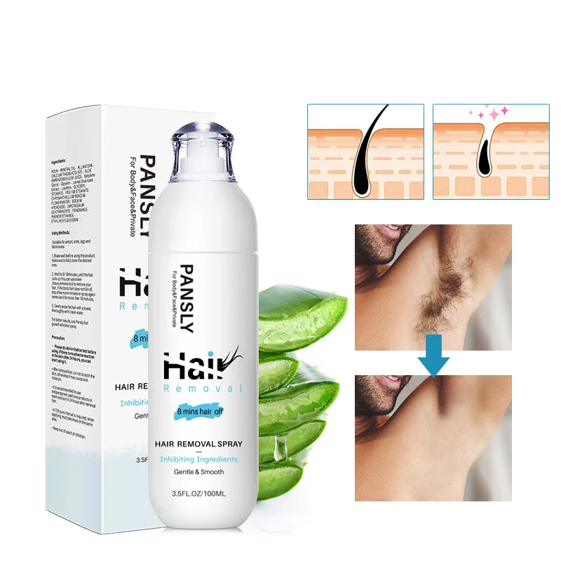 100ML Hair Removal Spray Gentle Painless Hair Removal Cream Depilation Spray Non-Irritating Hair Removal Sprays 
100ML Hair Removal Spray Gentle Painless Hair Removal Cream Depilation Spray Non-Irritating Hair Removal Sprays