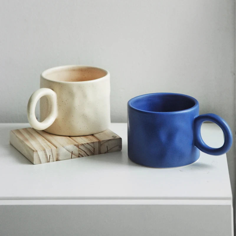 450ML Mug Ceramic 3 Colors Irregular Hand Kneading Big Earrings Coffee Mug кружка Water Cup Cream Milk Mugs For Breakfast
450ML Mug Ceramic 3 Colors Irregular Hand Kneading Big Earrings Coffee Mug кружка Water Cup Cream Milk Mugs For Breakfast