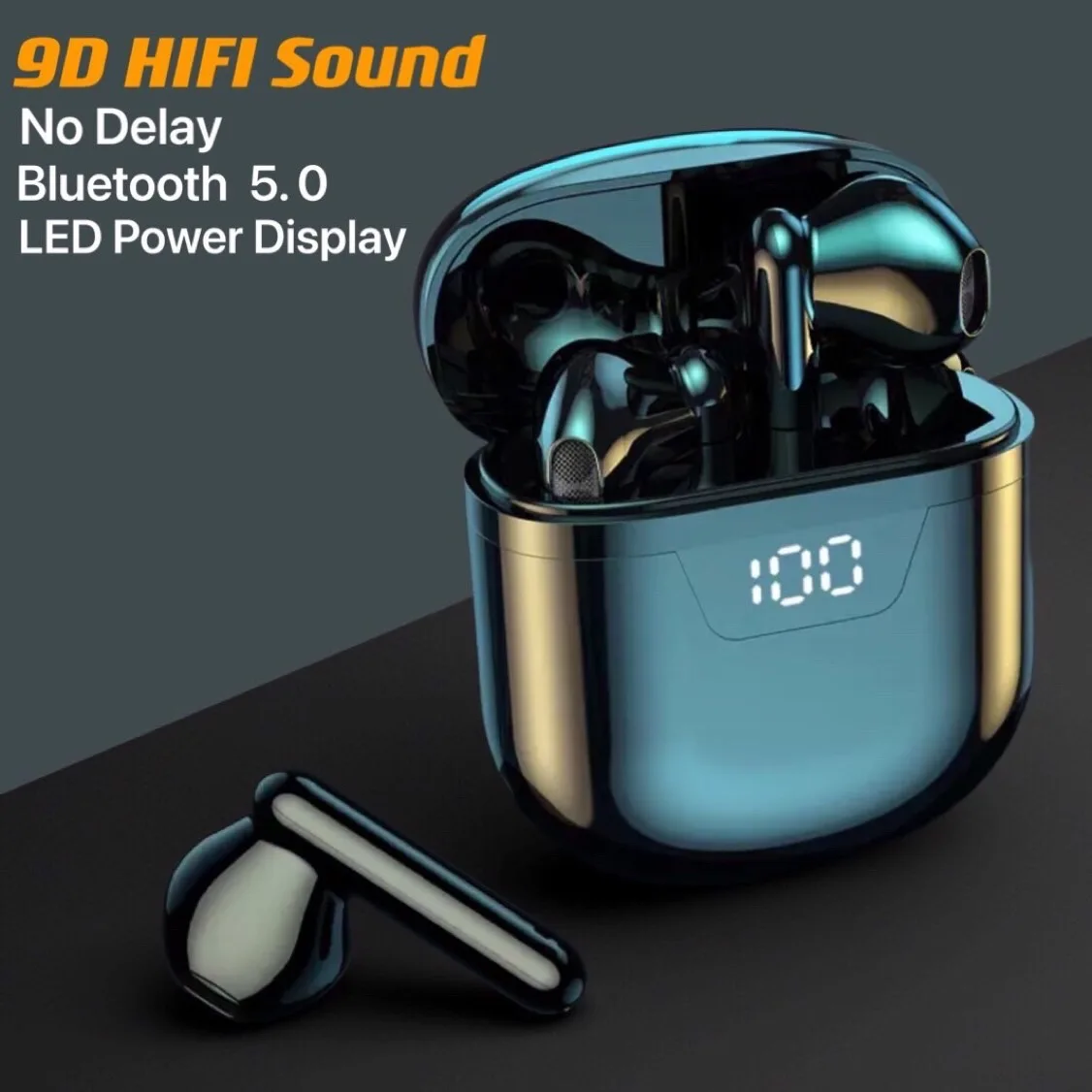 New TWS Bluetooth 5.0 Earphones Wireless Headphones 9D Hifi Stereo Sports Waterproof Wireless Earphone Headset With Microphone
New TWS Bluetooth 5.0 Earphones Wireless Headphones 9D Hifi Stereo Sports Waterproof Wireless Earphone Headset With Microphone