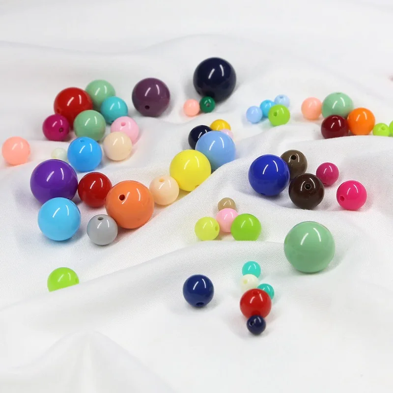 6/8/10mm DIY Fashion Jewelry Accessory Candy Acrylic Beads Round Shape 18 Colors Bracelet Department Spacer Necklace Making
6/8/10mm DIY Fashion Jewelry Accessory Candy Acrylic Beads Round Shape 18 Colors Bracelet Department Spacer Necklace Making