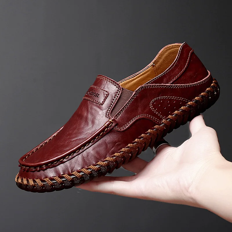 2020 Men Loafers Casual Shoes Breathable Driving Shoes for Men Penny Handmade Loafers Genuine Leather Comfortable Shoes Big Size
2020 Men Loafers Casual Shoes Breathable Driving Shoes for Men Penny Handmade Loafers Genuine Leather Comfortable Shoes Big Size