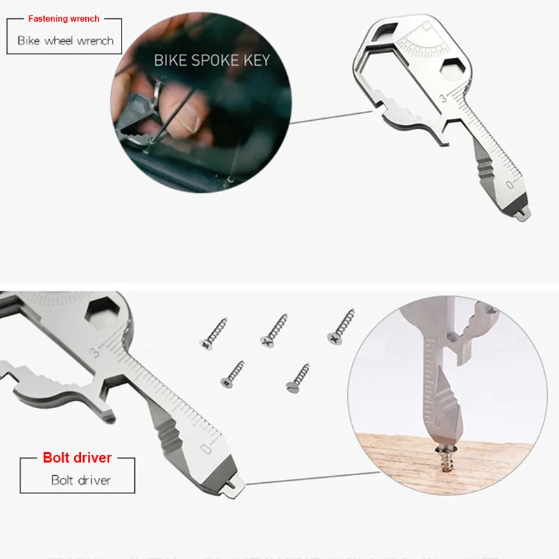 Newly 24 in 1 Outdoor Multifunctional Tool Key Wrench Screwdriver Box Opener Cut Tool for Camping S66 
Newly 24 in 1 Outdoor Multifunctional Tool Key Wrench Screwdriver Box Opener Cut Tool for Camping S66