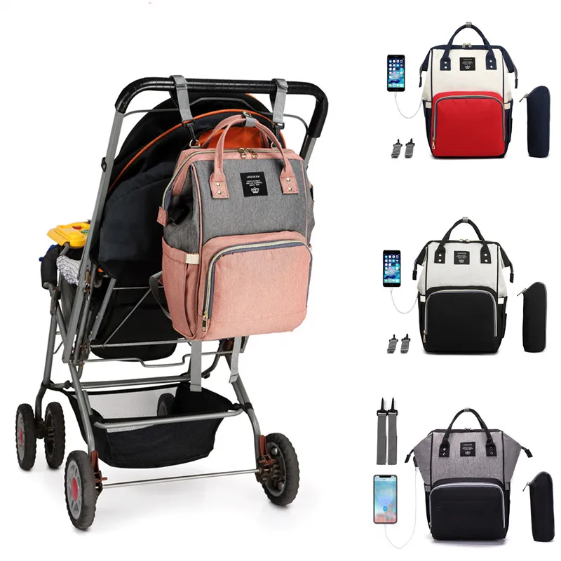 Mummy Bag, Convenient Usb Charging Backpack, Mother Bag, Mother And Baby Bag, Multifunctional Large-capacity Stroller Bag, Outin
Mummy Bag, Convenient Usb Charging Backpack, Mother Bag, Mother And Baby Bag, Multifunctional Large-capacity Stroller Bag, Outin