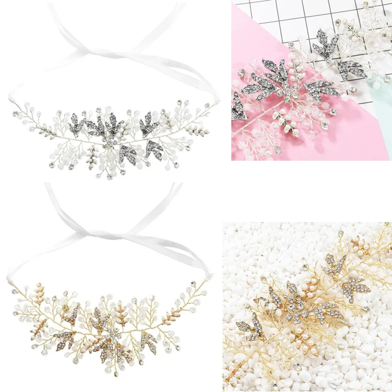 New Design Pearl Crystal Flower Headband For Women Gold Silver Color Hair Accessories Handmade Bridal Hairband Jewelry.
New Design Pearl Crystal Flower Headband For Women Gold Silver Color Hair Accessories Handmade Bridal Hairband Jewelry.
