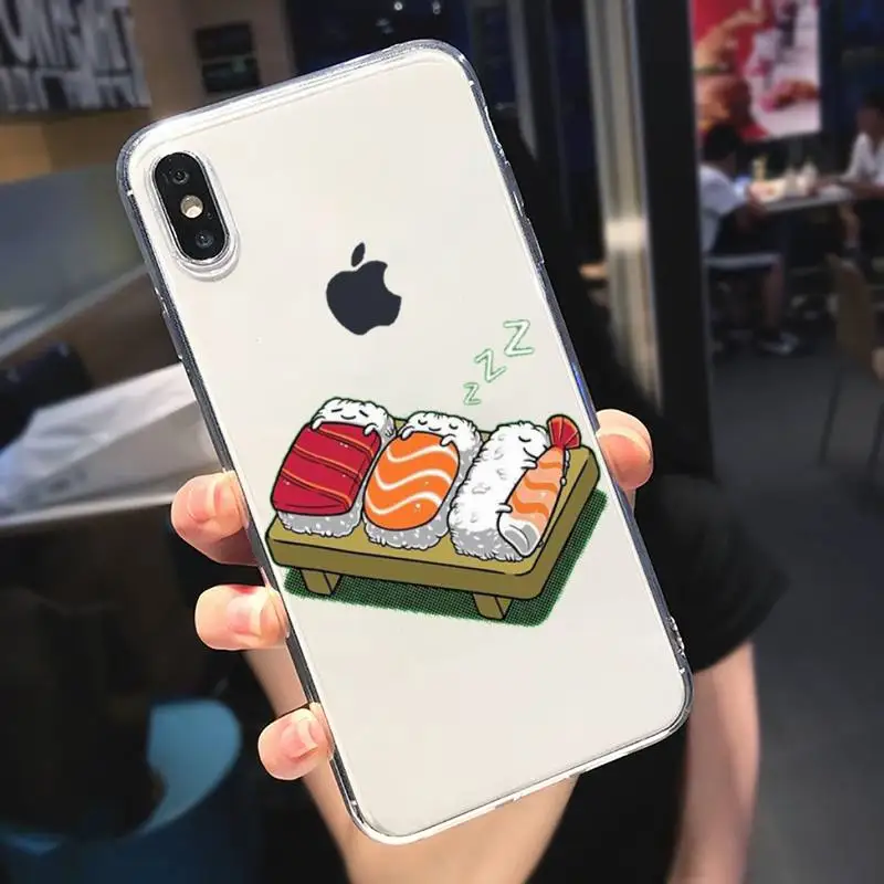 Japanese Sushi food Phone Case Transparent soft For iphone 5 5s 5c se 6 6s 7 8 11 12 plus mini x xs xr pro max
Japanese Sushi food Phone Case Transparent soft For iphone 5 5s 5c se 6 6s 7 8 11 12 plus mini x xs xr pro max