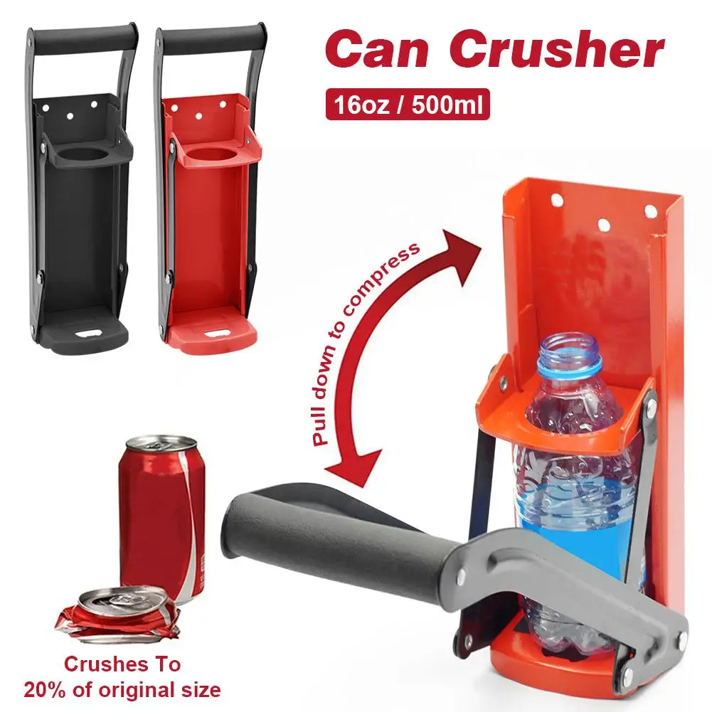 16oz 500ML Can Crusher Heavy Duty Bottle Opener Smasher Can Press Bottle Crusher Kitchen Tools For Soda Beer Cans Bottles
16oz 500ML Can Crusher Heavy Duty Bottle Opener Smasher Can Press Bottle Crusher Kitchen Tools For Soda Beer Cans Bottles