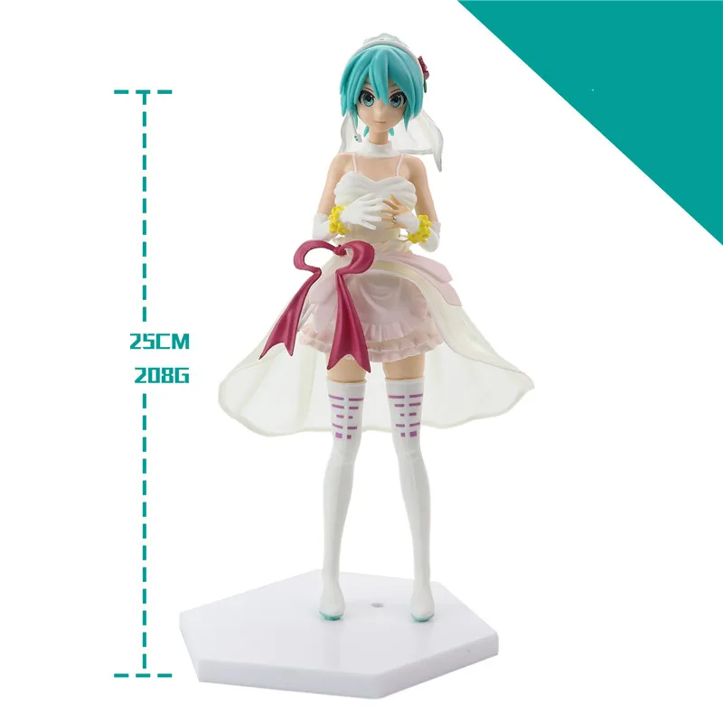 Bandai 25 см свадебное платье моделирование Мику Аниме экшн-фигурки креативная кукла модель ПВХ украшения Торт украшения куклы новинка
Bandai 25 см свадебное платье моделирование Мику Аниме экшн-фигурки креативная кукла модель ПВХ украшения Торт украшения куклы новинка
