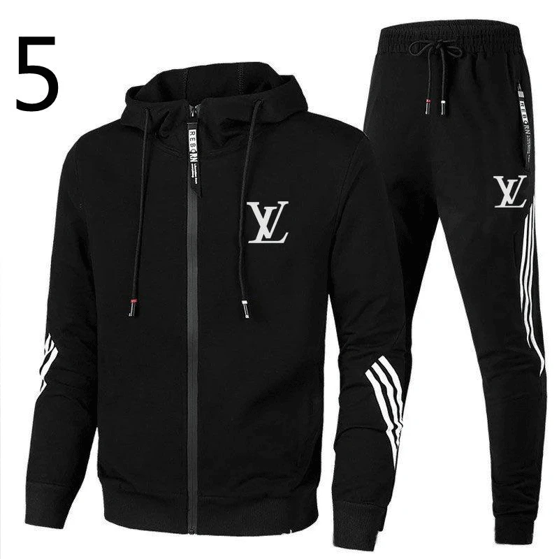 New fashion casual running sportswear zipper Sweater Hoodie pants two-piece men's luxury sweater suit men's suit-20
New fashion casual running sportswear zipper Sweater Hoodie pants two-piece men's luxury sweater suit men's suit-20
