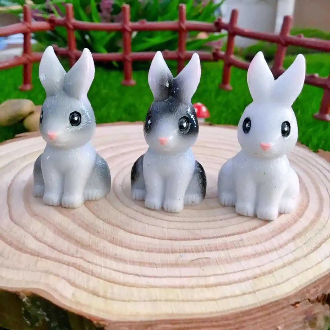 1Pcs Cute Garden White Cartoon Rabbits Miniature Resin Figurine Home Decor Micro Landscape Craft Plant Pot Fairy Ornament 3.5cm
1Pcs Cute Garden White Cartoon Rabbits Miniature Resin Figurine Home Decor Micro Landscape Craft Plant Pot Fairy Ornament 3.5cm