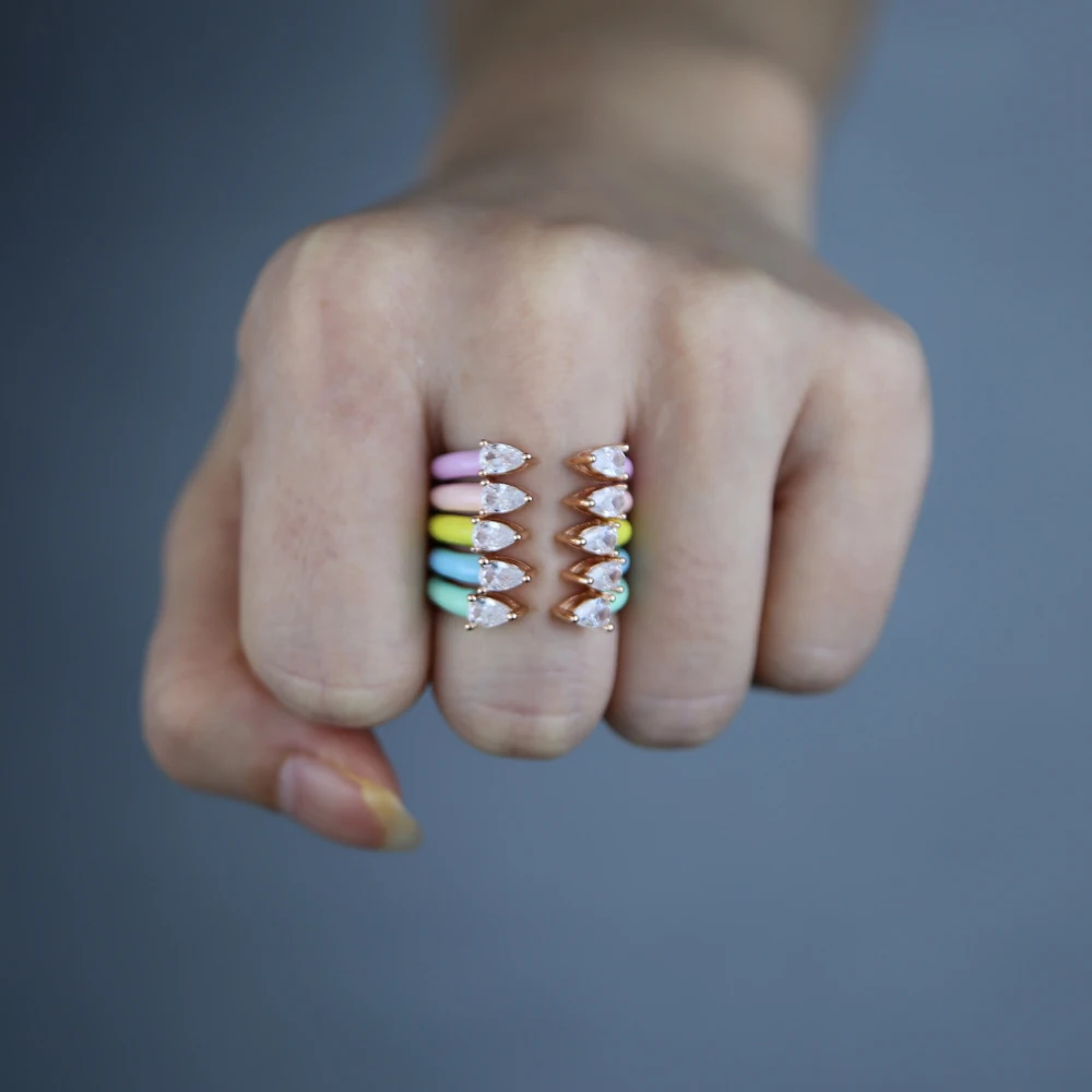 2022 summer new colorful Neon enamel open adjusted cz band finger ring for women wedding finger ring jewelry drop ship
2022 summer new colorful Neon enamel open adjusted cz band finger ring for women wedding finger ring jewelry drop ship