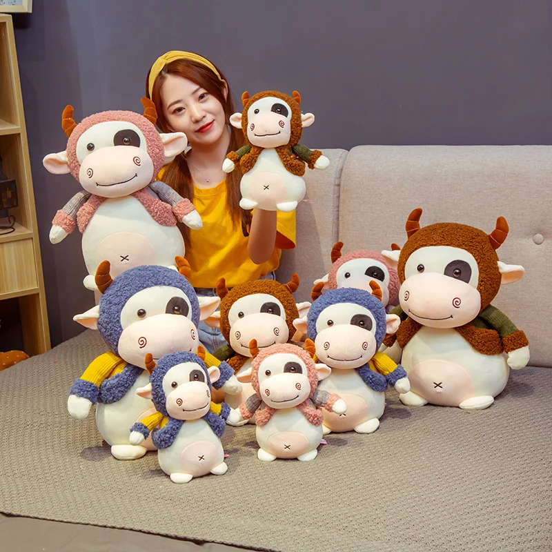 25/35/45cm Super Soft Lovely Stuffed Cattle Plush Toys Cute Animals Milk Cow Plush Doll Kids Baby Huggable Toy Cartoon Gifts
25/35/45cm Super Soft Lovely Stuffed Cattle Plush Toys Cute Animals Milk Cow Plush Doll Kids Baby Huggable Toy Cartoon Gifts