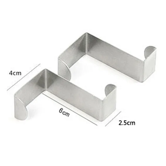 4 Pcs/set Stainless Steel Storage Holder Rack Hook For Kitchen Cabinet Clothes Hanger Living Room Sundries Hook Behind the Door
4 Pcs/set Stainless Steel Storage Holder Rack Hook For Kitchen Cabinet Clothes Hanger Living Room Sundries Hook Behind the Door